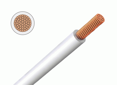 Провод ПуГВнг(А)-LS 1х50 ГОСТ белый Евкабель EDS002350 фото 1