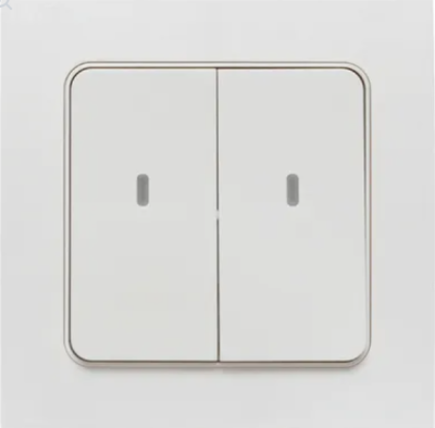 Умный беспроводной выключатель Стокгольм 2-кл. белый Zigbee Сonnect EKF RCV-ST2-WS-ZB фото 1