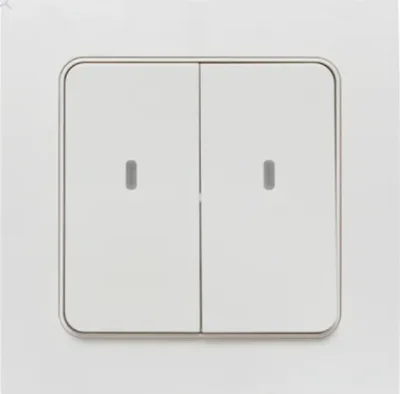 Умный беспроводной выключатель Стокгольм 2-кл. белый Zigbee Сonnect EKF RCV-ST2-WS-ZB фото 1