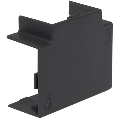 ELECOR Угол Т-образный КМТ 40х25 черный (4шт/компл) IEK EL-KK10D-T-040-025-K02 фото 1
