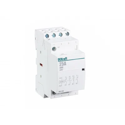 Модульный контактор 4НО 25А 230В МК-103 DEKraft 18067DEK фото 1