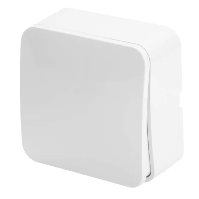 Выключатель открытой установки 1-клавишный, , MSW10-10-01, ABS- пластик, 250В, 10А, IP20, сер STEKKE фото 1