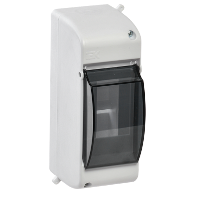 KREPTA 3 Корпус пластиковый КМПн 2/2 IP30 белый IEK MKP42-N-02-30-20 фото 1