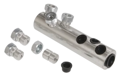 Алюм. механич. гильза со срывными болтами АМГ 25-95 IEK UZA-29-S25-S95-35 фото 1