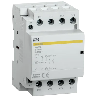 Контактор модульный КМ40-40М AC/DC IEK MKK21-40-40 фото 1