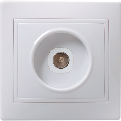 KVARTA Роз. 1-мест. TV РТВ10-КБ бел. IEK EAK10-K01-DM фото 1