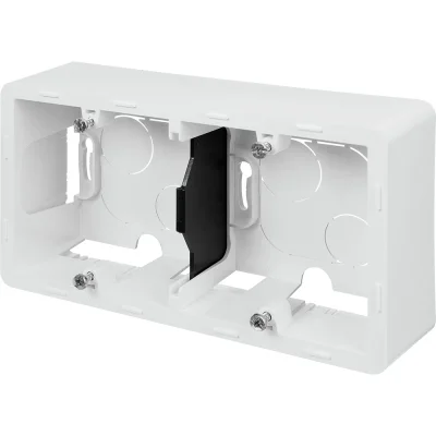 Коробка для накладного монтажа 2 поста - Inspiria - белый Legrand 673990 фото 1