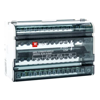 Шина нулевая в корпусе (4х15) PROxima EKF sn0-4x15 фото 1