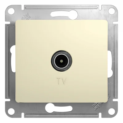 GLOSSA TV АНТЕННА коннектор, механизм, БЕЖЕВЫЙ Systeme Electric GSL000293 фото 1