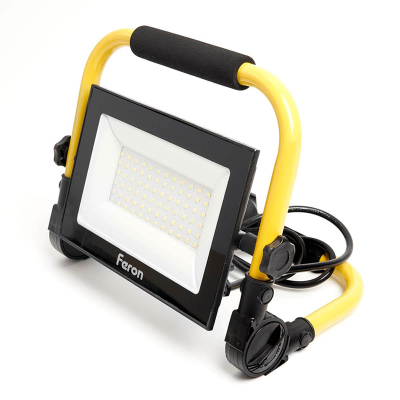 Прожектор переносной, 70W, 6400K, 78*SMD2835, 6300Lm, IP65, LL-515 Feron 41545 фото 1