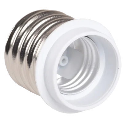 ПР40-27-К02 Переходник пластик, Е40-Е27, белый, индивидуальный пакет, IEK EPR31-01-01-K01 фото 1