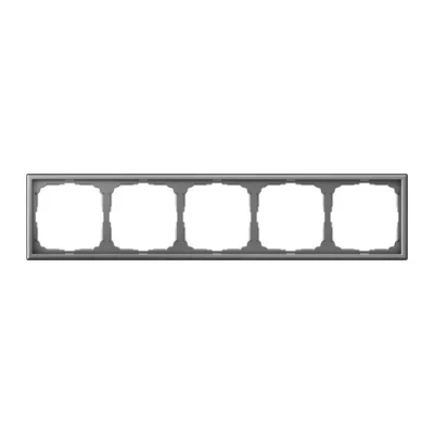 ARTGALLERY 5-постовая РАМКА, универсальная, СТАЛЬ Systeme Electric GAL000905 фото 1