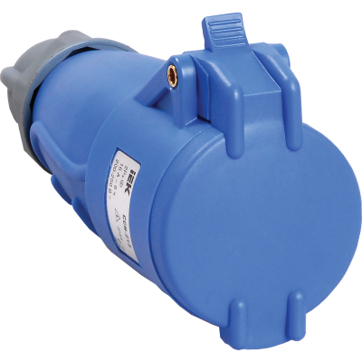 MAGNUM Розетка перенос. ССИ-213 16А-6ч 220В 2P+PE IP44 IEK PSN21-016-3 фото 1