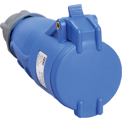 MAGNUM Розетка перенос. ССИ-213 16А-6ч 220В 2P+PE IP44 IEK PSN21-016-3 фото 1