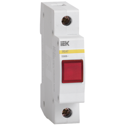 Сигнальная лампа ЛС-47 (красная) (неон) IEK MLS10-230-K04 фото 1