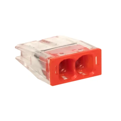 Строительно-монтажная клемма СМК 2273-242 (с пастой) 2 отверстия 0,5-2.5мм2 PROxima plc-smk-2273 EKF фото 1