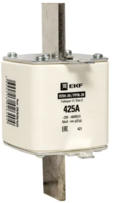Плавкая вставка ППН-39 630/425А габарит 3 EKF fus-39/630/425 фото 1