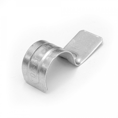 Скоба металлическая однолапковая СМО 19-20 для монтажного пистолета (без отверстий) (100 ш Промрукав фото 1