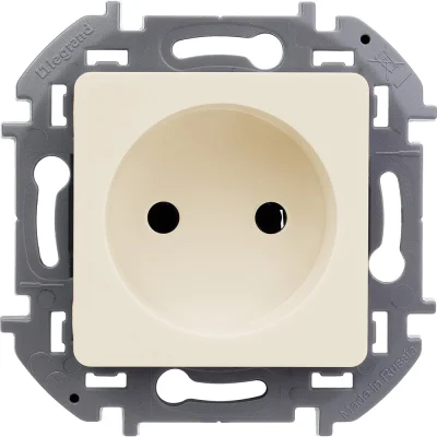Розетка 2К - 16 А - 250 В~ - INSPIRIA - слоновая кость Legrand 673711 фото 1