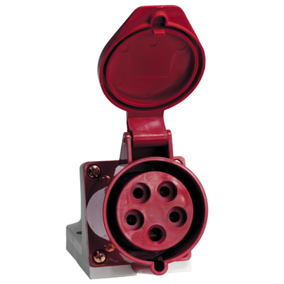 Розетка стационарная наружная 125 3Р+РЕ+N 32А 380В IP44 EKF ps-125-32-380 фото 1