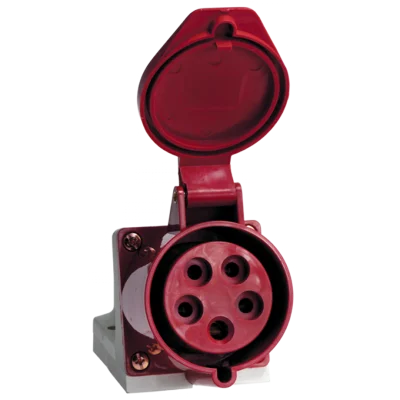 Розетка стационарная наружная 125 3Р+РЕ+N 32А 380В IP44 EKF ps-125-32-380 фото 1