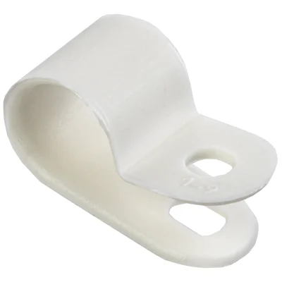 Скоба крепежная 9мм нейлоновая белая (50шт) IEK USK11-09-050-K01 фото 1