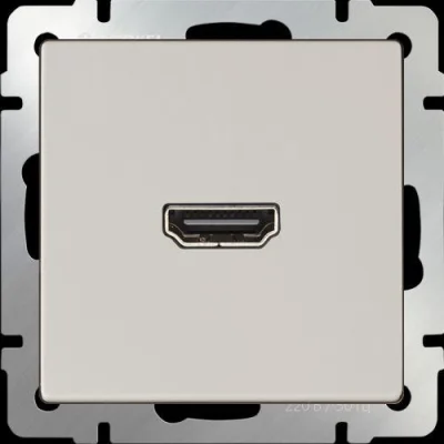 Розетка HDMI (слоновая кость) W1186003 Werkel a051487 фото 1