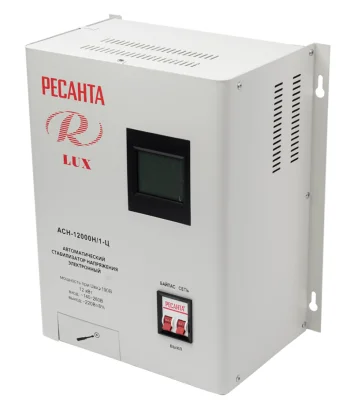 Стабилизатор напряжения серии LUX РЕСАНТА АСН-12000Н/1-Ц Ресанта 63/6/22 фото 1