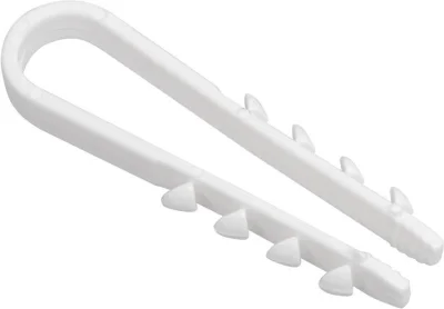 Дюбель-хомут круглый (белый) 5-10 (100 шт) РосДюбель 15-0410 фото 1