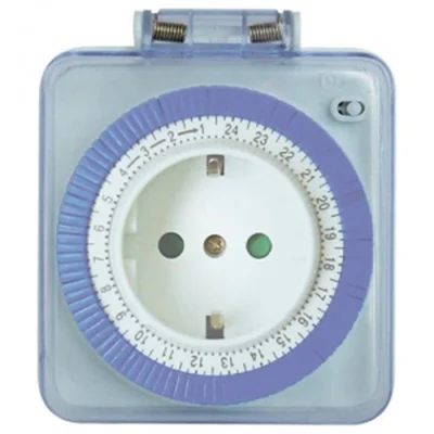 Розетка с таймером (суточная) в защитном корпусе IP 44 3500W/16A 230V, TM31 Feron 23204 фото 1