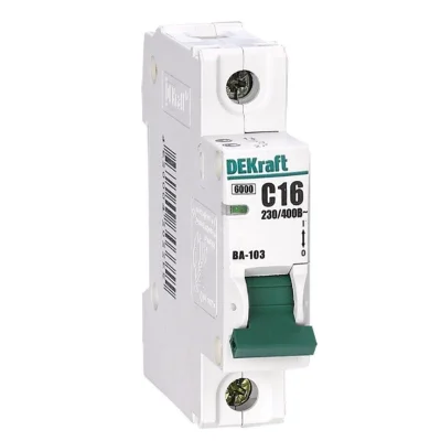 Авт. выкл. 3Р 32А х-ка D ВА-103 6кА нов. DEKraft 12372DEK фото 1