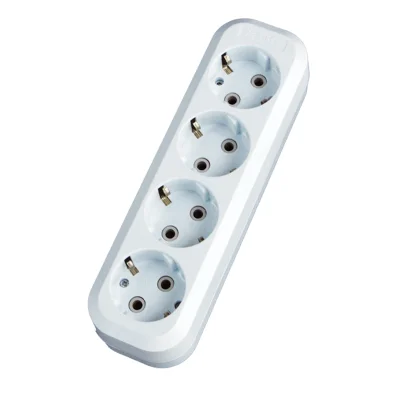 Колодка 4 гн. 16А 3,5кВт с/з Эксперт PROxima EKF AKB16-4 фото 1