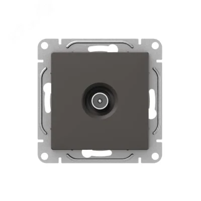 Механизм розетки TV проходная мокко Эпика EKF UP1-SOM-TV-2 фото 1