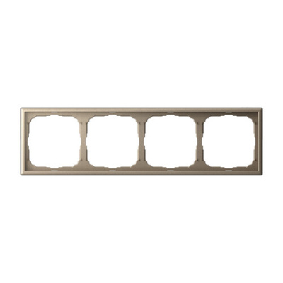 ARTGALLERY 4-постовая РАМКА, универсальная, ШАМПАНЬ Systeme Electric GAL000504 фото 1