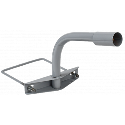 Кронштейн КНО-1 D=48 L=350 на опору 1 хомут серый IEK LDKU0D-CR-48-0350-11-K03 фото 1