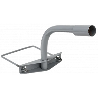 Кронштейн КНО-1 D=48 L=350 на опору 1 хомут серый IEK LDKU0D-CR-48-0350-11-K03 фото 1