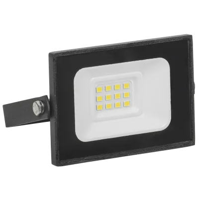 Прожектор СДО 06-10 светодиодный черный IP65 6500K IEK LPDO601-10-65-K02 фото 1