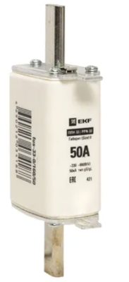 Плавкая вставка ППН-33 160/ 50А габарит 0 EKF fus-33-0/160/50 фото 1