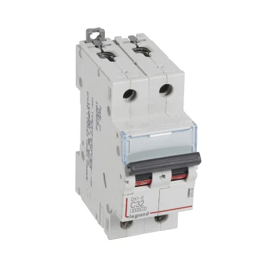 Автоматический выключатель DX³-E 6000 - 6 кА - тип характеристики C - 2П - 230/400 В~ - 32 А - 2 мод фото 1
