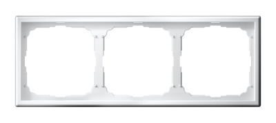 ARTGALLERY 3-постовая РАМКА, универсальная, БЕЛЫЙ Systeme Electric GAL000103 фото 1