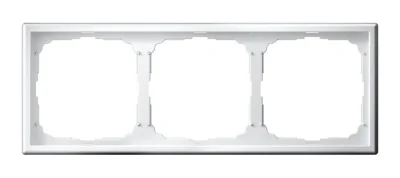 ARTGALLERY 3-постовая РАМКА, универсальная, БЕЛЫЙ Systeme Electric GAL000103 фото 1