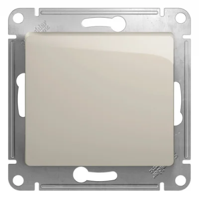GLOSSA 1-клавишный ВЫКЛЮЧАТЕЛЬ,сх.1,10AX, механизм, МОЛОЧНЫЙ Systeme Electric GSL000911 фото 1