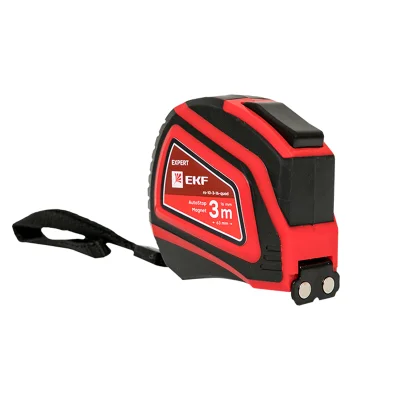 Рулетка измерительная РС-10 (3 м х 16 мм) Autostop Магнит Expert EKF rs-10-3-16-quad фото 1
