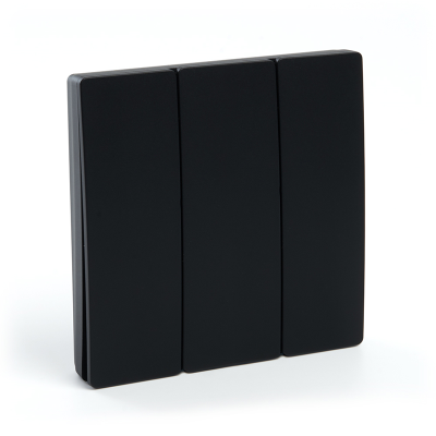 Выключатель дистанционного управления трехклавишный, TM83, черный Feron 41724 фото 1