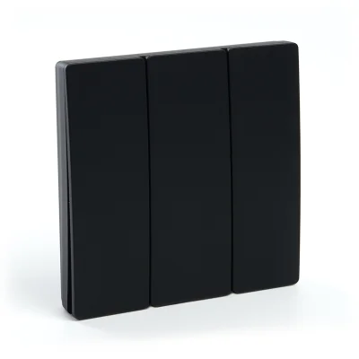 Выключатель дистанционного управления трехклавишный, TM83, черный Feron 41724 фото 1