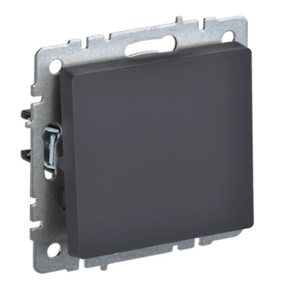 BRITE Выключ. 1-кл. прох. с инд. 10А ВС10-1-7-БрГ граф. IEK BR-V12-1-10-K53 фото 1