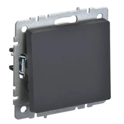 BRITE Выключ. 1-кл. прох. с инд. 10А ВС10-1-7-БрГ граф. IEK BR-V12-1-10-K53 фото 1