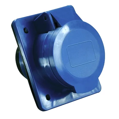 Розетка стационарная внутренняя 413 2Р+РЕ 16А 220В IP44 EKF ps-413-16-220 фото 1