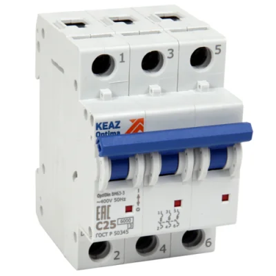 OptiDin BM63-3C16-УХЛ3 (6кА) КЭАЗ 260791 фото 1