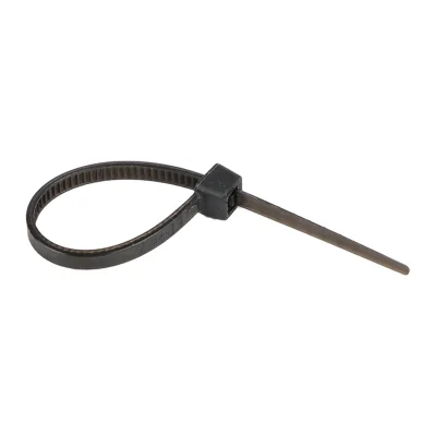 Хомут нейлоновый черный (2,5х80) (100шт.) Basic EKF plc-cb-2.5x80 фото 1